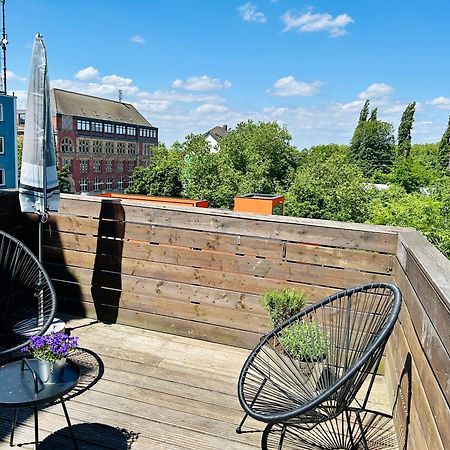 Feelslikehome - Urbane Altbauwohnung Mit Dachterasse& Parkplatz Bochum Extérieur photo
